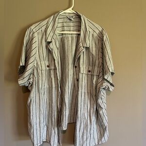 Women’s plus camp hemp shirt.  3X